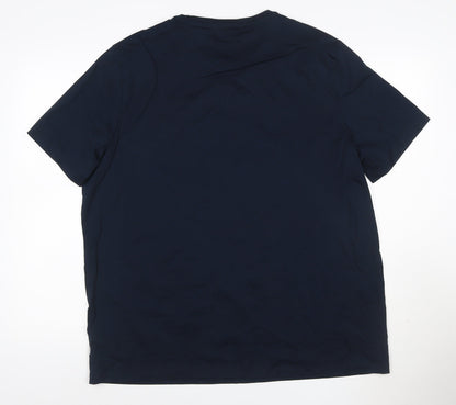 Marks and Spencer Men’s Blue 2XL Supima Cotton Crew Neck T-Shirt