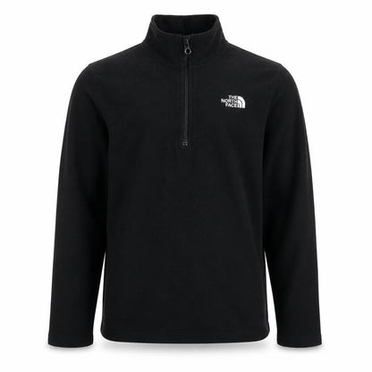 The North Face Boys Black Fleece 1/4 Zip Pullover Hoodie XL