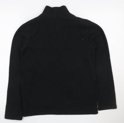 The North Face Boys Black Fleece 1/4 Zip Pullover Hoodie XL