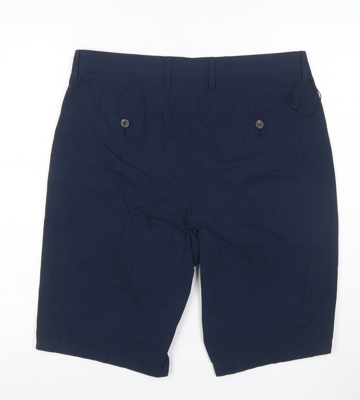 Marks and Spencer Men’s Blue Chino Shorts Size 32 Regular Fit