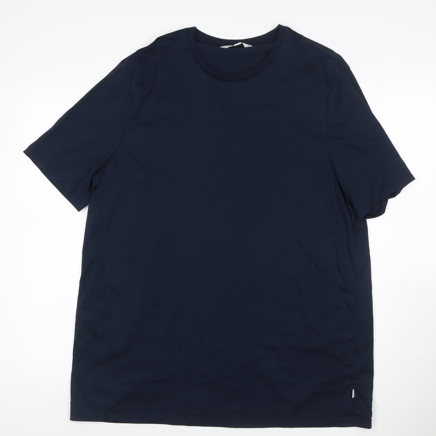 Autograph Men’s Blue 2XL Supima Cotton Crew Neck T-Shirt