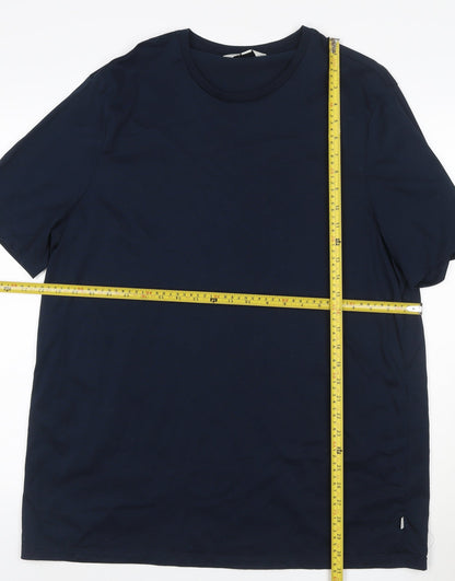 Autograph Men’s Blue 2XL Supima Cotton Crew Neck T-Shirt