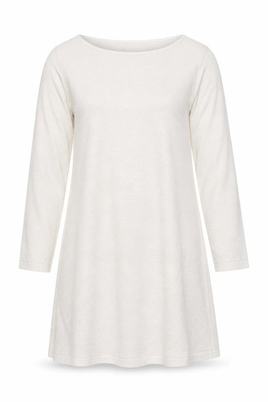 Mountain Warehouse Women Ivory Knit Shift Dress Size 14 Long Sleeve