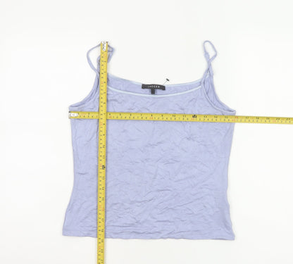 Jaeger Womens Purple Viscose Camisole Tank Top Size M
