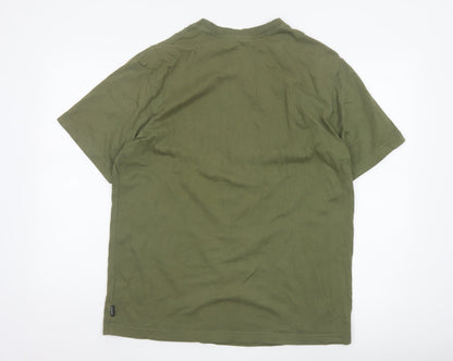 Afends Men’s Green Recycled Cotton Graphic T-Shirt Size L