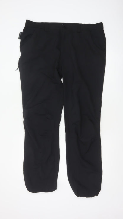 Mountain Warehouse Extreme Womens Black UK 16 Waterproof Trousers