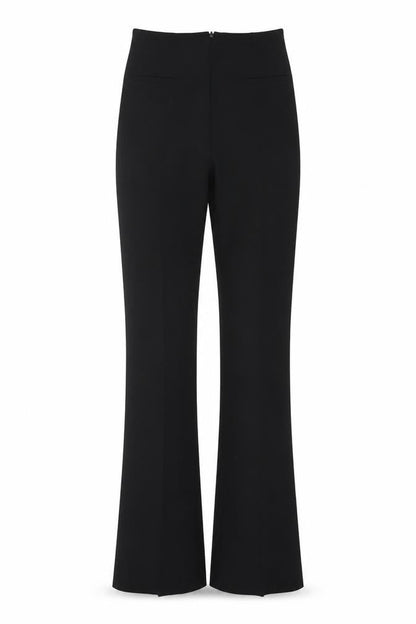Zara Women’s Black XS Flared Trousers Polyester Blend Workwear