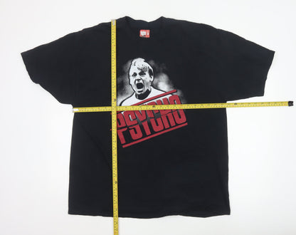 Nottingham Forest Red Label Mens Black XL Psycho Graphic T-Shirt