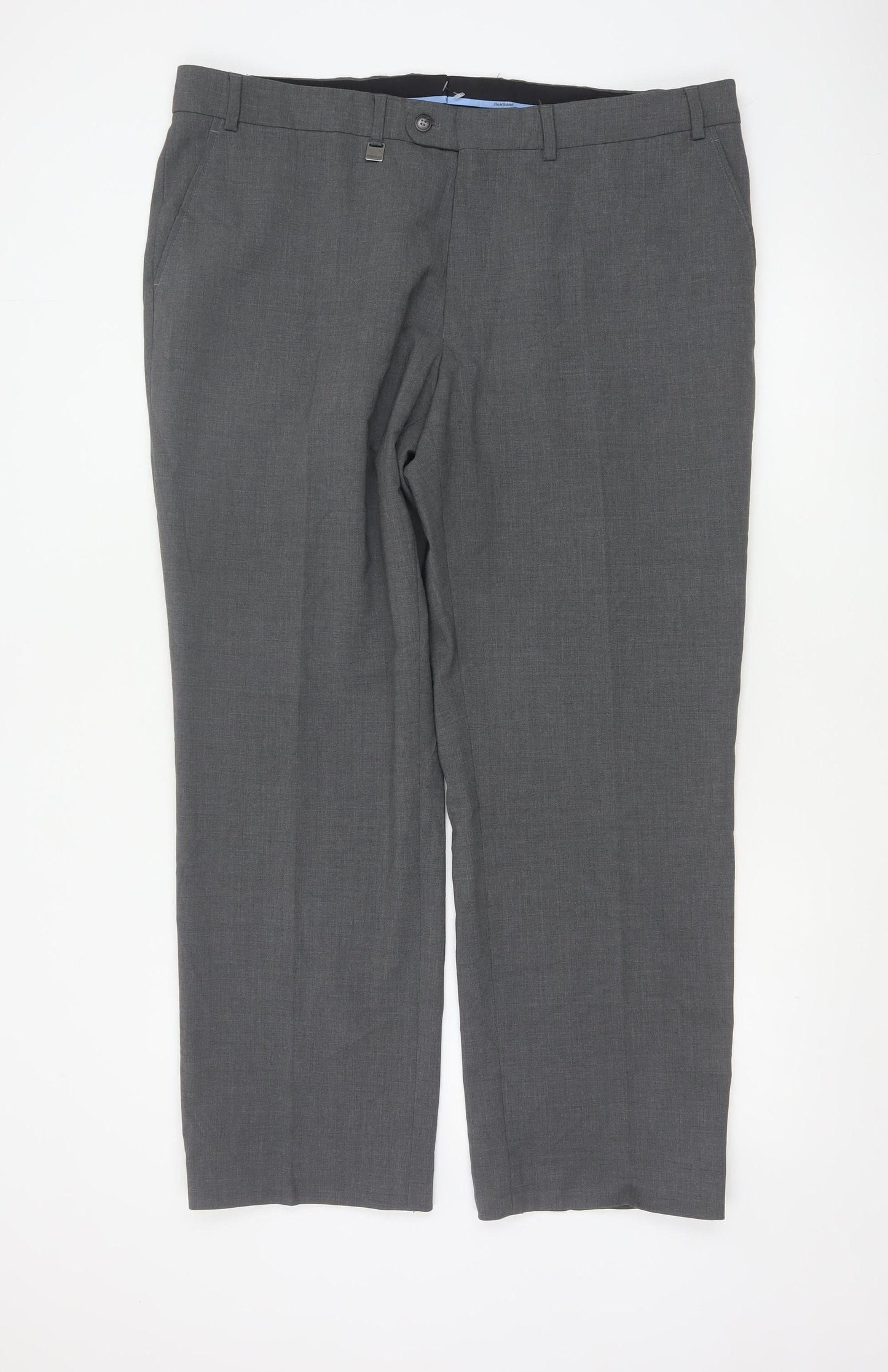 Douglas Men's Grey Wool Blend Dress Pants 40R Regular Fit
