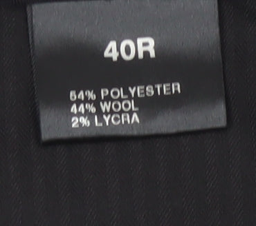 Douglas Men's Grey Wool Blend Dress Pants 40R Regular Fit