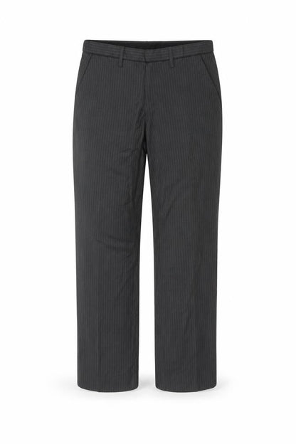 Next Men’s Grey Pinstripe Regular Fit Dress Trousers 34W M