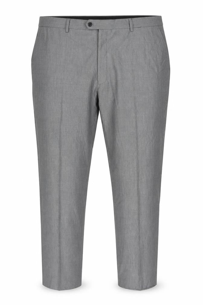 Next Men's Grey Regular Fit Dress Pants 44W 31L Formal Trousers