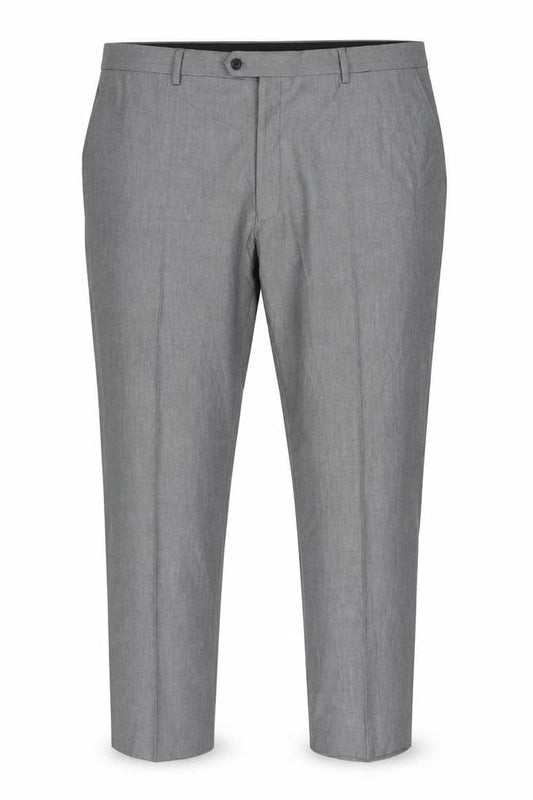 Next Men's Grey Regular Fit Dress Pants 44W 31L Formal Trousers