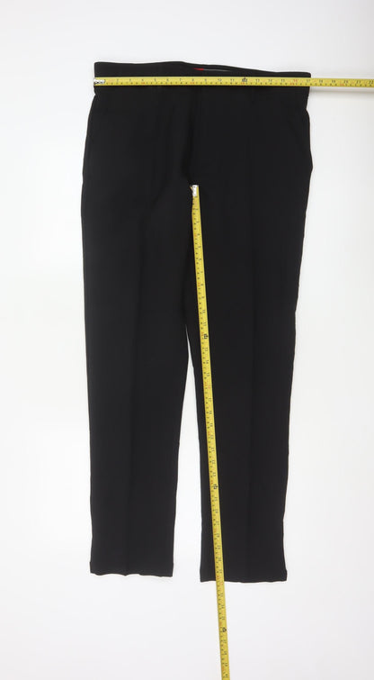 Slazenger Men's Black XL Straight Leg Dress Pants Trousers