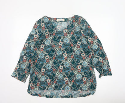 Seasalt Cornwall Women’s Multicoloured Floral Tunic Top Size 16