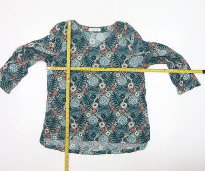 Seasalt Cornwall Women’s Multicoloured Floral Tunic Top Size 16