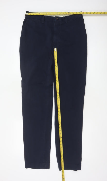 Ralph Lauren Men’s Blue Chino Trousers 32x34 Cotton Prospect Pant