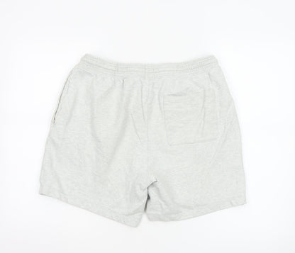 GAP Men’s Grey Sweat Shorts M Cotton Drawstring Casual