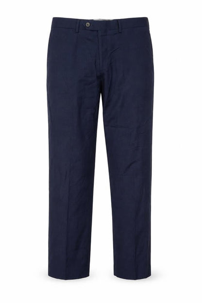 Marks and Spencer Men’s Blue Wool Regular Fit Trousers 32W 29L