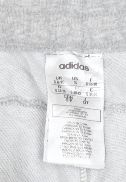 Adidas Womens Grey Jogger Sweatpants Size S Regular Fit