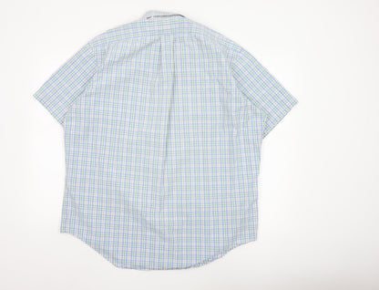 Ralph Lauren Men's Multicoloured Check Classic Fit Button-Down Shirt L