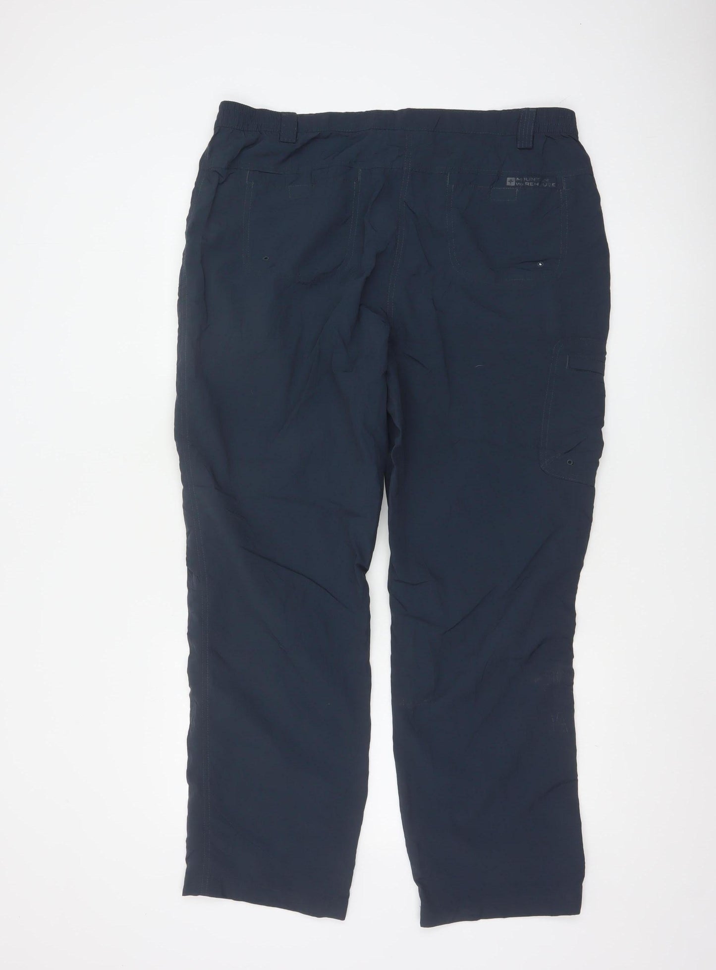 Mountain Warehouse Womens Blue Size 16 Cargo Trousers Nylon Outdoor