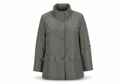 Maine New England Womens Green Size 18 Mid-Length Parka Jacket