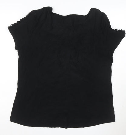 Hard Rock Cafe Womens Black XL Music Graphic Short Sleeve T-Shirt