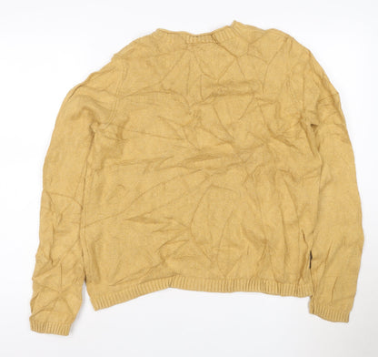Seasalt Cornwall Women’s Yellow Cotton Crew Neck Jumper Size L