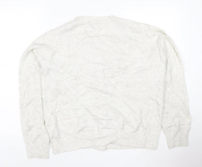 Marks and Spencer Women's Ivory Knit Button Cardigan Size M