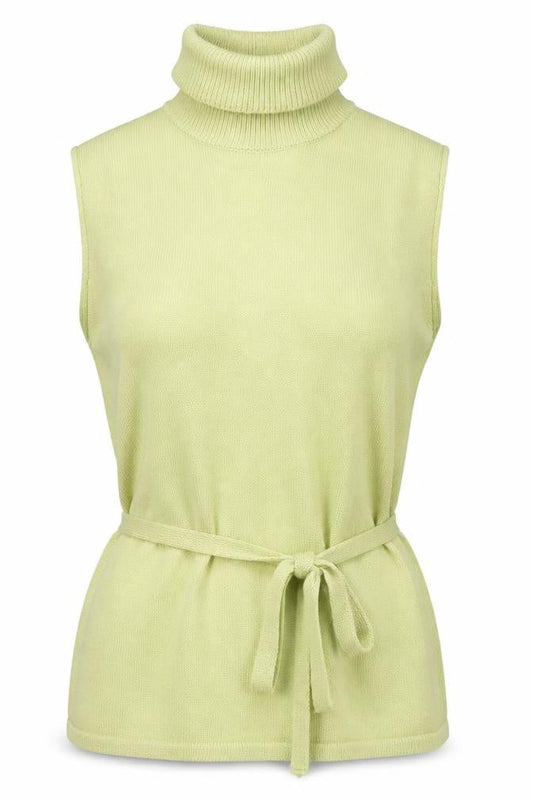 Kaliko Women's Green Knit Strapless Tie Blouse Size 12