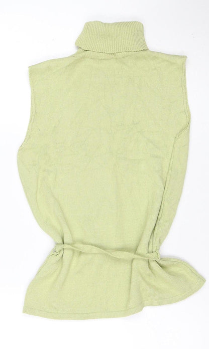 Kaliko Women's Green Knit Strapless Tie Blouse Size 12
