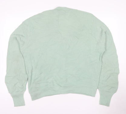 Arnold Palmer Robert Bruce Men's Green L V-Neck Button Cardigan