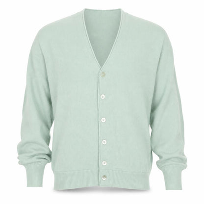 Arnold Palmer Robert Bruce Men's Green L V-Neck Button Cardigan