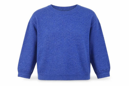 FatFace Women's Blue Crew Neck Knit Pullover Jumper M