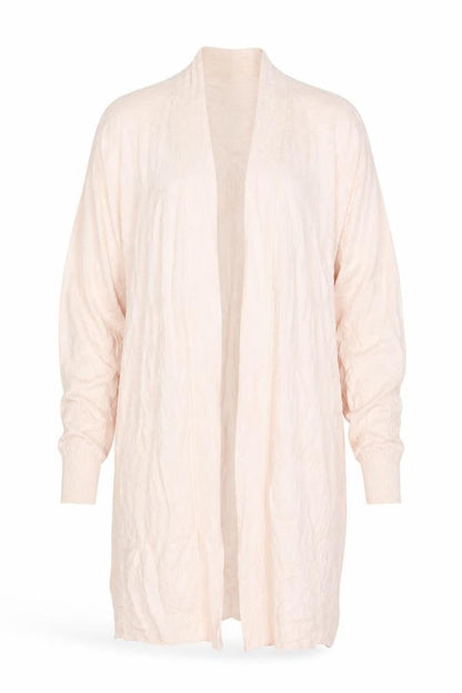 InWear Women's Pink Viscose Knit Open Cardigan M