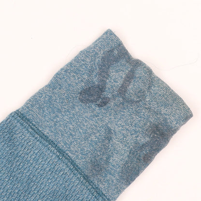 Hollister Men Blue Waffle-Knit Crew Neck Jumper XS