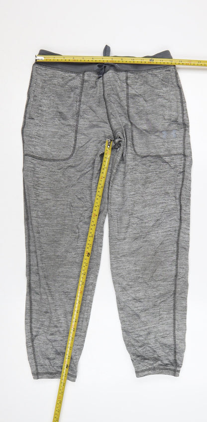 Under Armour Boys Grey Jogger ColdGear Loose Fit Trousers YLG