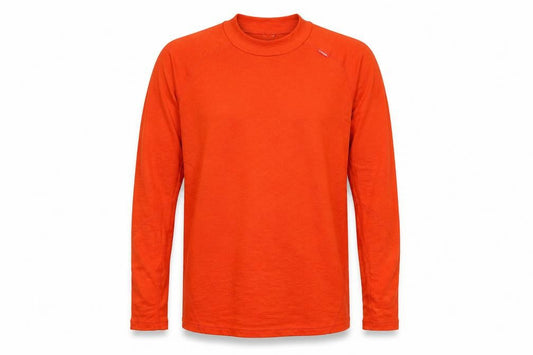 Quechua Men's Orange Long Sleeve Hiking T-Shirt XL