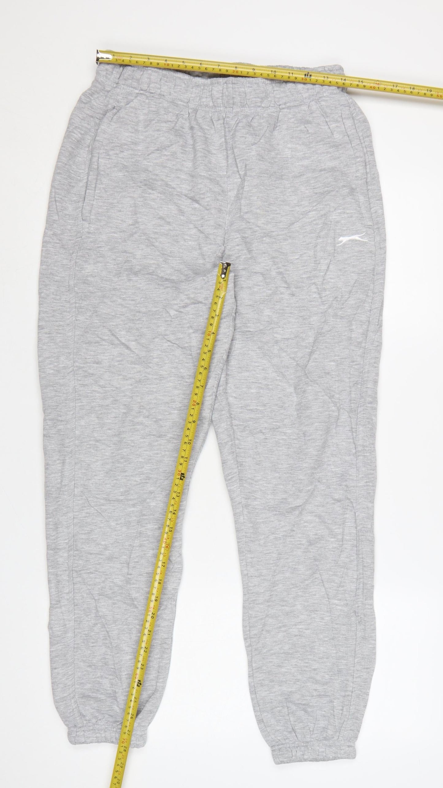 Slazenger Men's Grey Jogger Sweatpants Size M Elastic Waist
