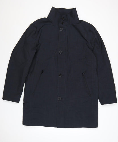 Marks and Spencer Autograph Men's Black XL Button Rain Coat