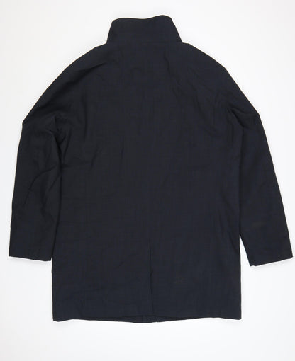 Marks and Spencer Autograph Men's Black XL Button Rain Coat