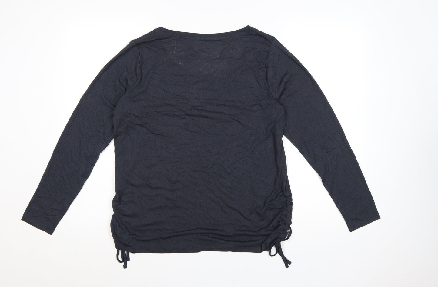 Marks and Spencer Goodmove Women's Black Size 16 Long Sleeve Active T-Shirt