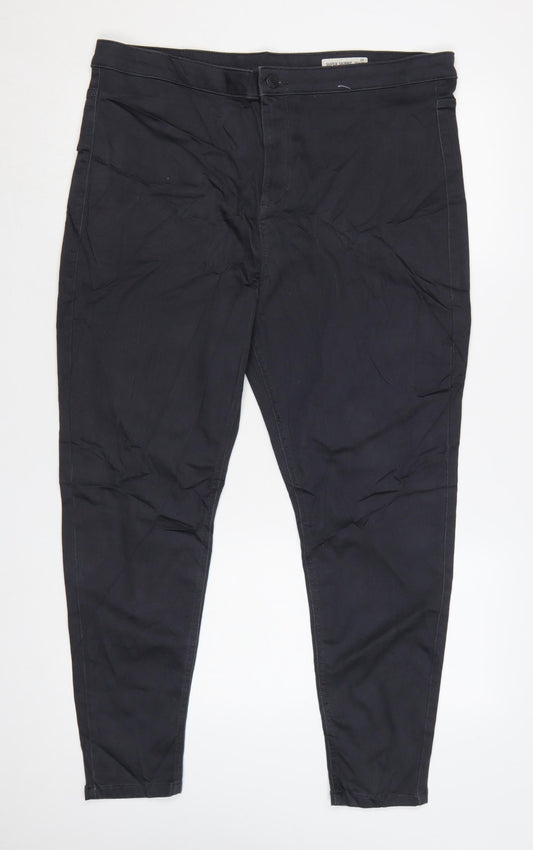 Marks and Spencer Women Black Super Skinny Stretch Jeans Size 20 Regular
