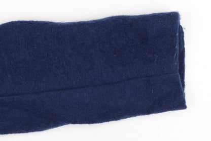 Marks and Spencer Women’s Blue Wool Pea Coat Size 12 Classic Style