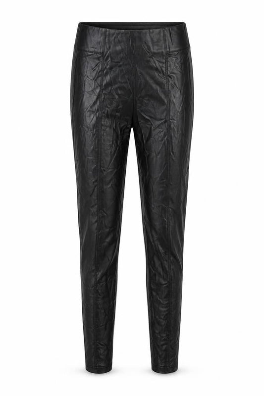 Marks & Spencer Women's Black Faux Leather High Rise Leggings Size 8