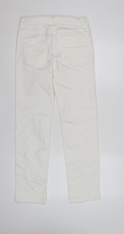 Marks and Spencer Women’s White Straight Jeans Size 10 Short