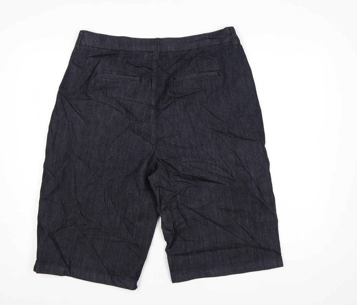 Marks and Spencer Women’s Blue Denim Bermuda Shorts Size 14