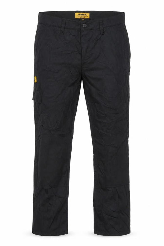 Iron Mountain Workwear Black Mens 38R Cargo Trousers Polyester Cotton