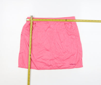 LA Gear Womens Pink Size 12 Jersey Short Stretch Skirt